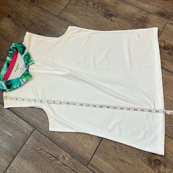 Tommy Bahama Performance 1/4 zip golf tank Women's size Large - Picture 5 of 5
